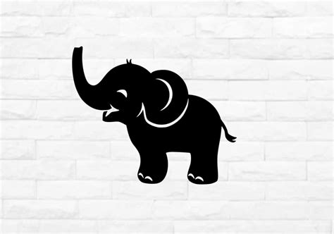 STL file baby elephant baby elephant wall decoration realistic wall art ...