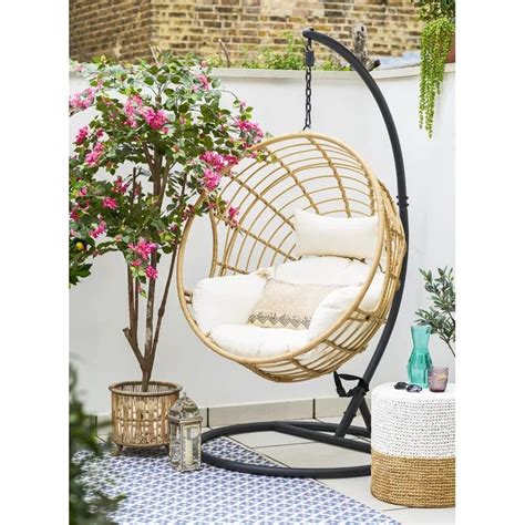 Buy Hanging Swing With Stand For Balcony/Garden Swing (Single Seater ...