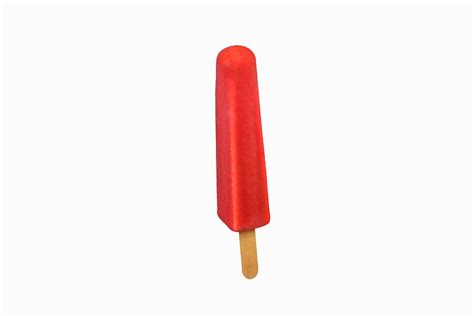 Red Popsicle On A White Background Photograph by Jon Edwards Photography - Pixels