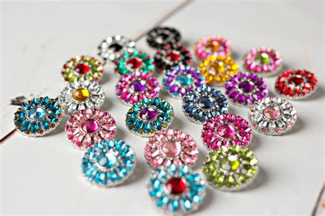 Rhinestone Buttons