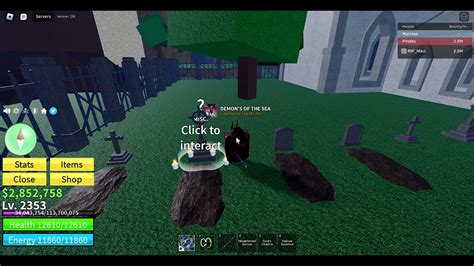 Roblox Blox Fruits FULL MOON SECRET AT HAUNTED CASTLE GRAVESTONE Maybe ...