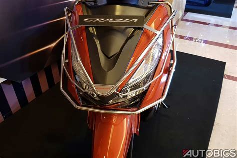 Honda Grazia Accessories Showcased at its Launch - AUTOBICS