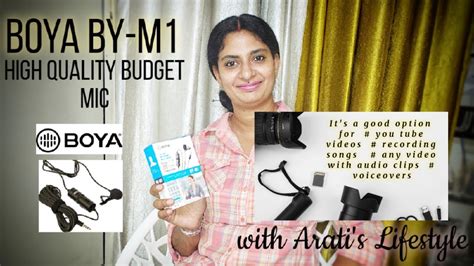 BOYA BY-M1 review, Budget high quality mic चाहे school का project हो, या YouTube की recording ...