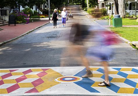 Artful crosswalk near Amp given new life - The Chautauquan Daily