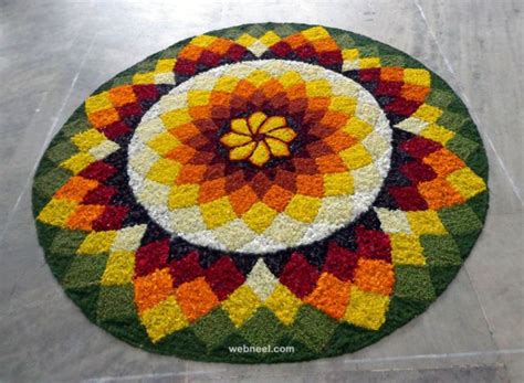 Beautiful Onam Pookalam Design 81