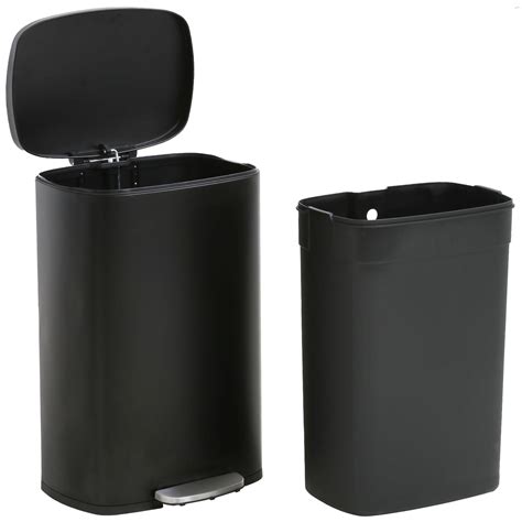 bathroom trash can with lid