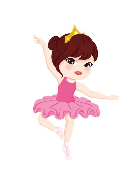 Dancing Girl Cartoon Image - Glad Philis