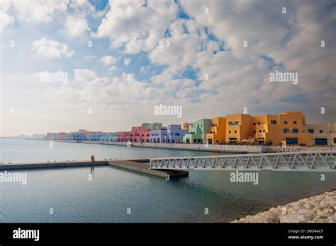 Doha skyline and cruise port 20-01-2023 Doha Qatar Stock Photo - Alamy