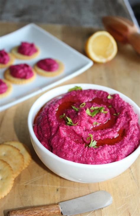 Roasted Beet Hummus - Simple And Savory