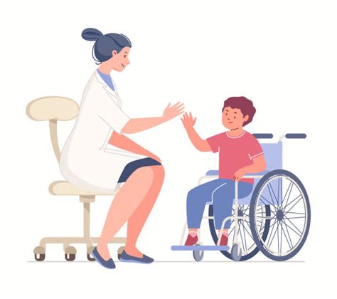 30+ Cerebral Palsy Child Stock Illustrations, Royalty-Free Vector ...