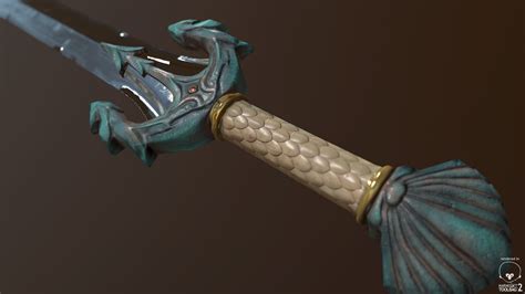 ArtStation - Trident Sword (Philistia Sea Weapon)