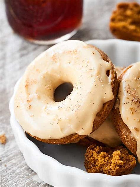 Easy Baked Pumpkin Donuts Recipe - Uses Cake Mix!