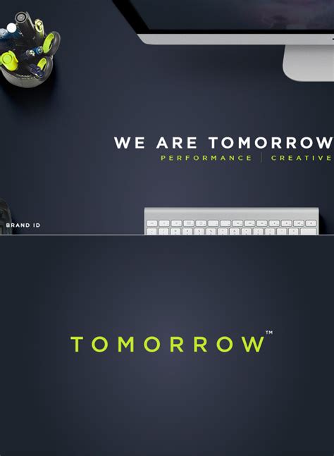 Tomorrow - Brand Design on Behance