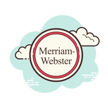 Merriam Webster Dictionary icon in Cloud Style