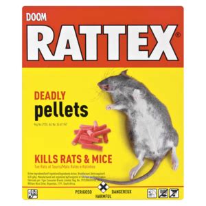 DOOM Rattex Deadly Pellets Rat Poison 100g | Household Insecticides ...