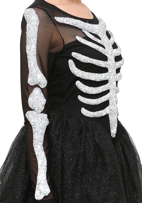 Women's Skeleton Beauty Plus Size Costume 1X 2X 3X 4X