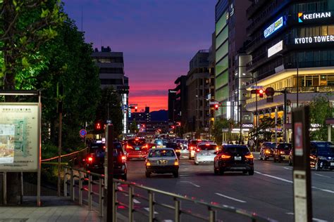 Sunset near Kyoto Station : japanpics