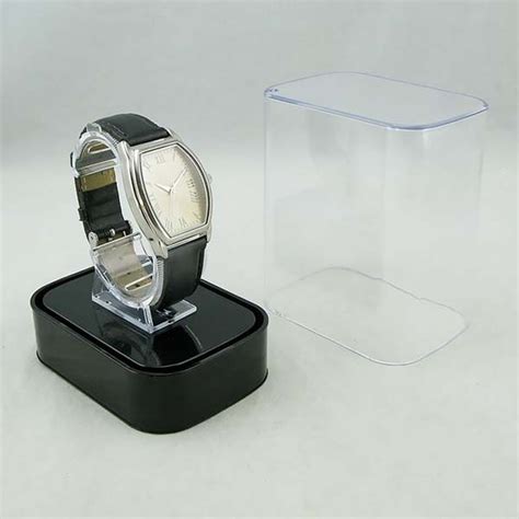 Clear Watch Display Case with Logo |PacZone