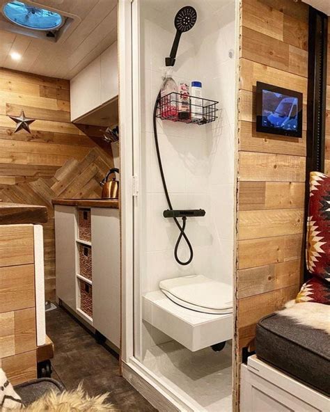 12 Camper Vans with Bathrooms: Toilet & Shower Inspiration for Off-Grid ...