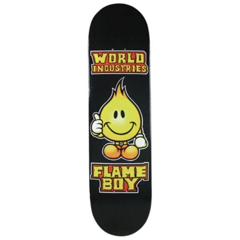 World Industries Devilman "The World Is Yours" Deck 8.25" x 32" Blue