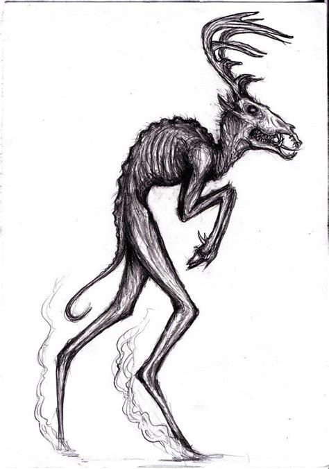 Wendigo by KingOvRats.deviantart.com on @DeviantArt | Scary drawings ...