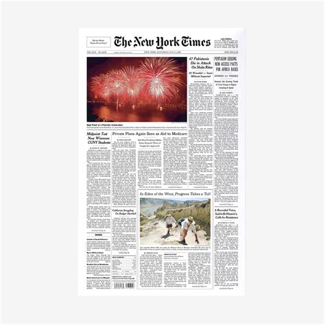 New York Times Front Page Reprints – The New York Times Store