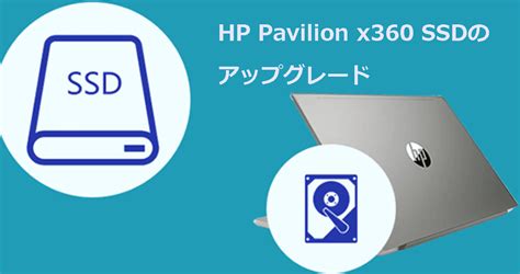 HP Pavilion x360のSSDをアップグレードするガイド｜データ損失がない