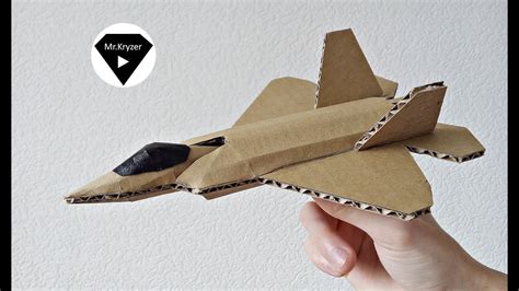 How to make a plane from a cardboard? - YouTube