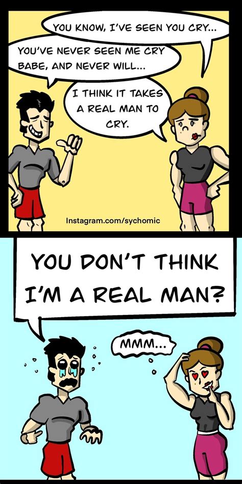 real men don’t cry - Meme by catacomic :) Memedroid