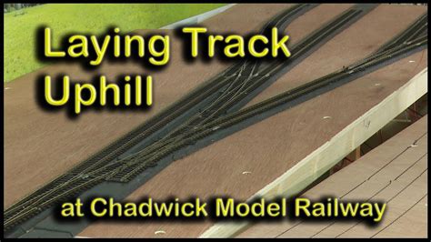 Track Laying on the Station Approach at Chadwick Model Railway | 125. - YouTube