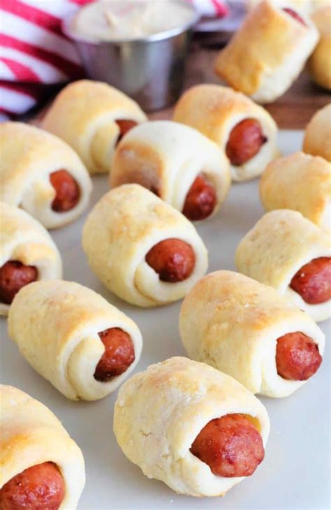 Mini Pigs in a Blanket (with 5-Minute Homemade Dough)