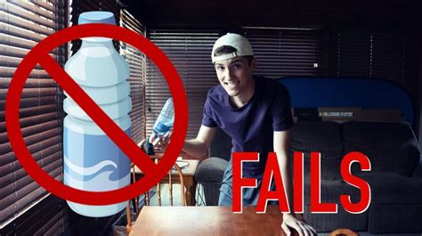 Water Bottle Flip Streak (FAILS) | Alex Atiyeh | Water bottle flip, Fails, Water bottle