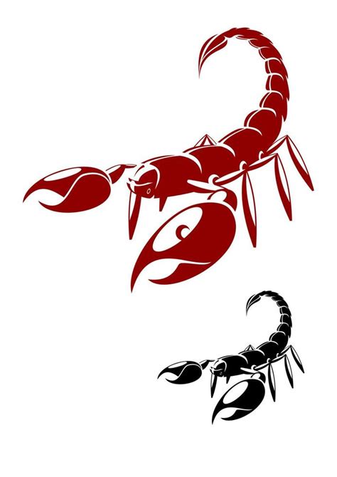 Scorpion tattoo or mascot 11017362 Vector Art at Vecteezy