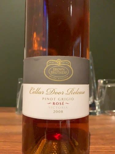 Brown Brothers Cellar Door Release Pinot Grigio Rosé | Vivino US