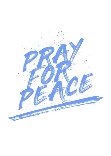 'Pray For Peace' Poster by Creative Mind Designs | Displate Pray For Peace, Peace And Love ...