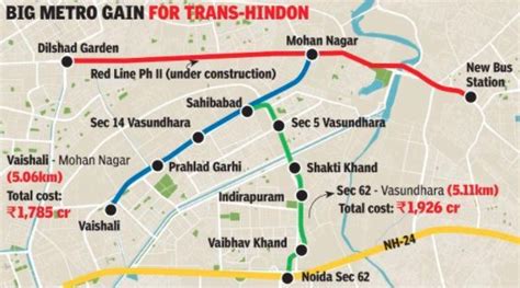 Ghaziabad Metro Plan | Present & Future - Working & Under Construction ...