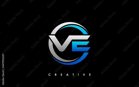 VE Letter Initial Logo Design Template Vector Illustration Stock Vector | Adobe Stock