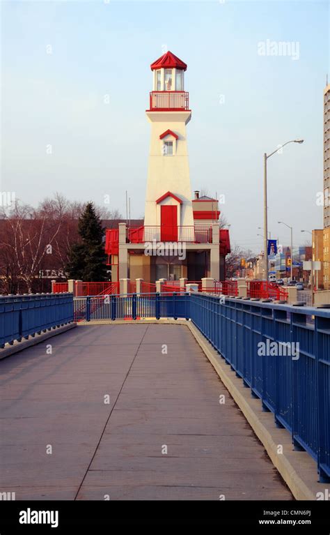 Port Credit Lighthouse Stock Photo - Alamy