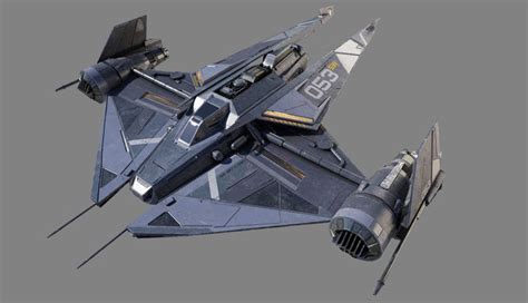 3D sci-fi Space Fighter | CGTrader