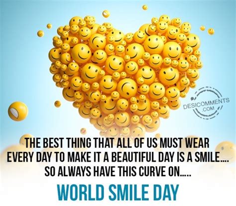 World Smile Day Image - Desi Comments