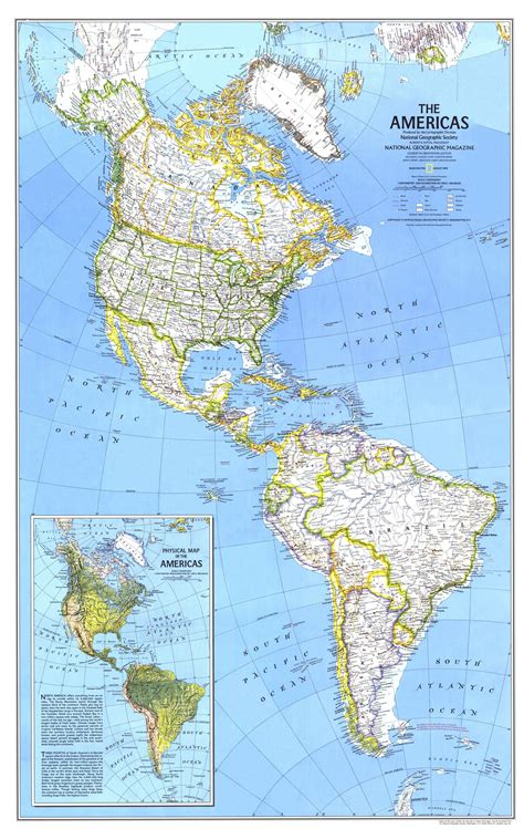 The Americas Single States Political Map With National Borders Stock | Images and Photos finder