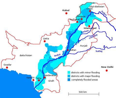 Indus River Images Detail - Pakistan China India