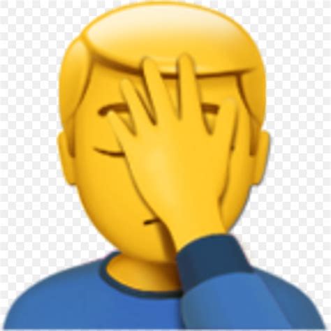 Emojipedia Facepalm IPhone World Emoji Day, PNG, 1024x1024px, Emoji ...