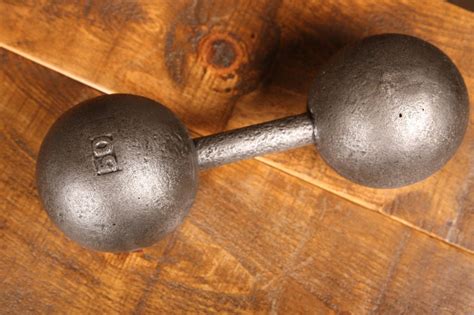 Vintage Dumbbell at 1stDibs