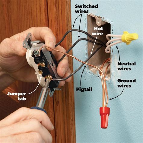 Wiring A Light Switch From An Outlet