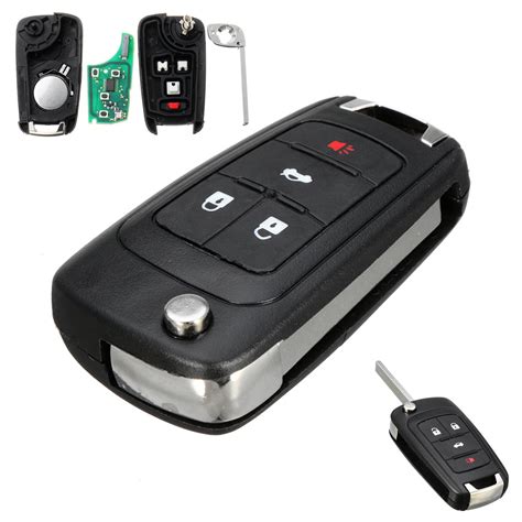 4BTN 315Mhz Keyless Entry Remote Flip Key Fob Replacement w/Battery For Buick GMC Chevy ...