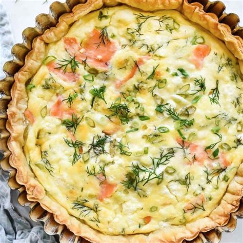 Smoked Salmon Quiche