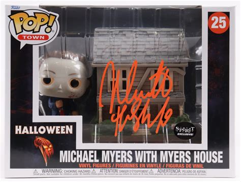 Nick Castle Signed "Halloween" #25 Michael Myers With Myers House Funko ...