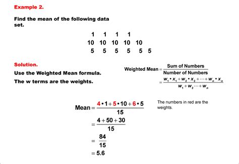 Student Tutorial: Finding the Weighted Mean | Media4Math