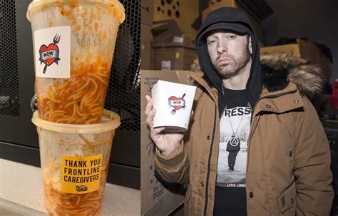 Eminem Sponsored "Mom's Spaghetti" Meals For Detroit Medical Center Workers